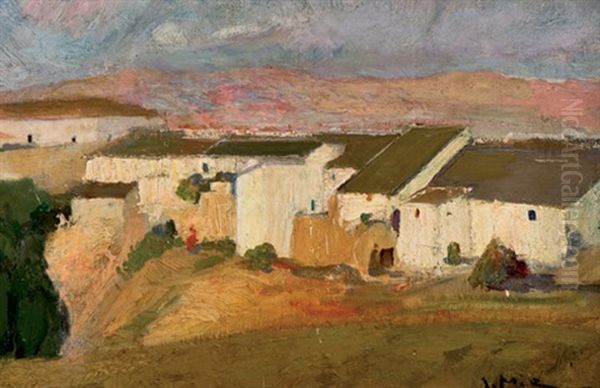 Paisaje Rural Oil Painting by Joaquin Mir Trinxet