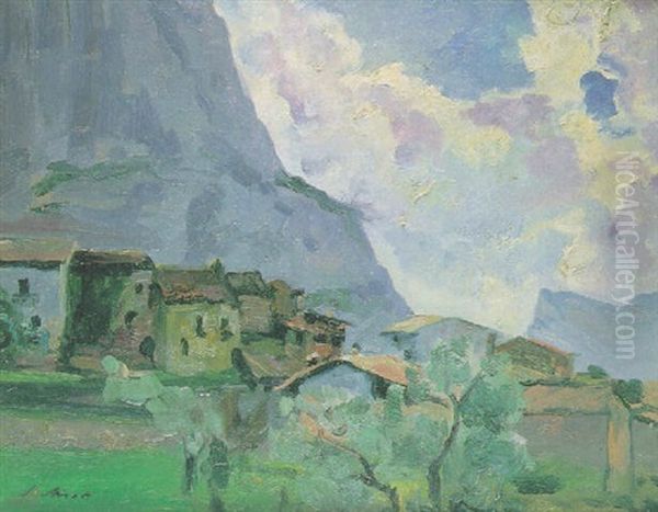 Paisaje De Figols Oil Painting by Joaquin Mir Trinxet