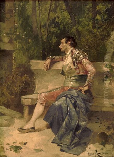 Torero Oil Painting by Enrique Miralles Darmanin