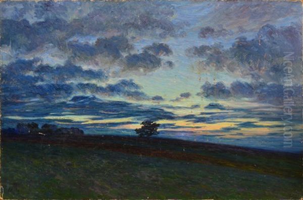 La Plaine, Effet Du Soir by Georges Mita