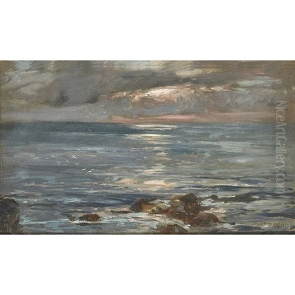 Seascape Oil Painting by John Campbell Mitchell