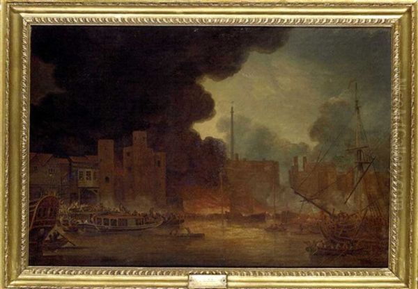 The Great Fire At Horsleydown by Thomas Mitchell