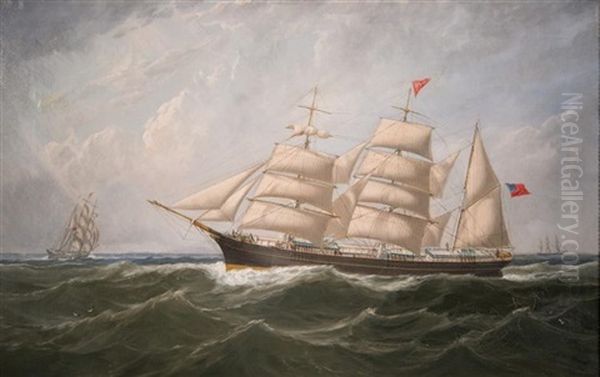 Barque Atlas Oil Painting by William Frederick Mitchell