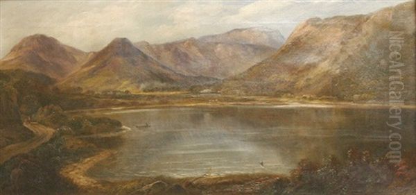 Lorne And Brothers Water (2 Works) Oil Painting by William Frederick Mitchell