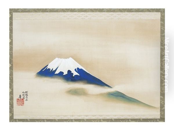 Mount Fuji Oil Painting by Takayoshi Mitsui