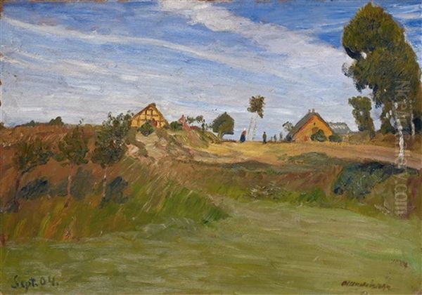 Weg Im Moor Oil Painting by Otto Modersohn