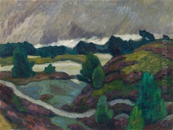 Unwetter Uber Der Surheide by Otto Modersohn