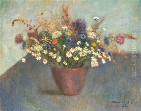 Wiesenblumenstraus Oil Painting by Otto Modersohn