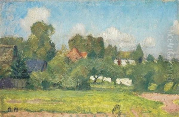 Sommerliche Landschaft by Otto Modersohn