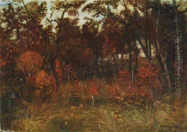 Herbst In Der Surheide Oil Painting by Otto Modersohn