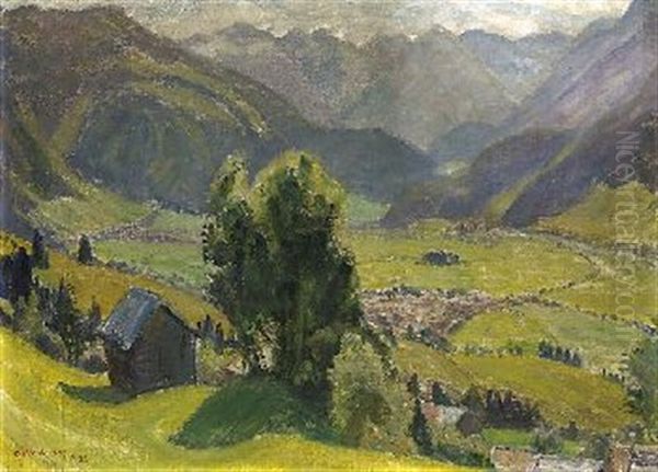 Gailenberg Bei Hindelang Oil Painting by Otto Modersohn