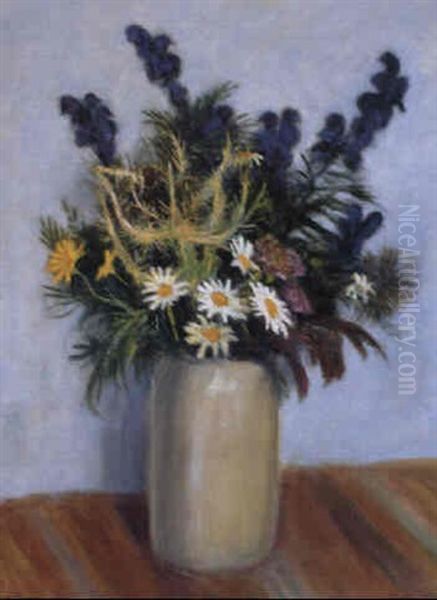 Wiesenblumenstraus Oil Painting by Otto Modersohn