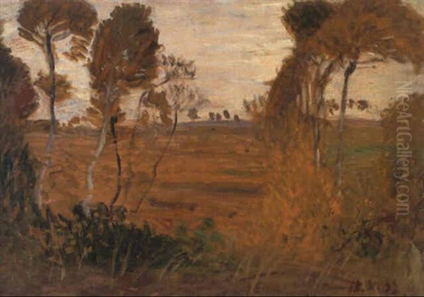 Landschaft Oil Painting by Otto Modersohn