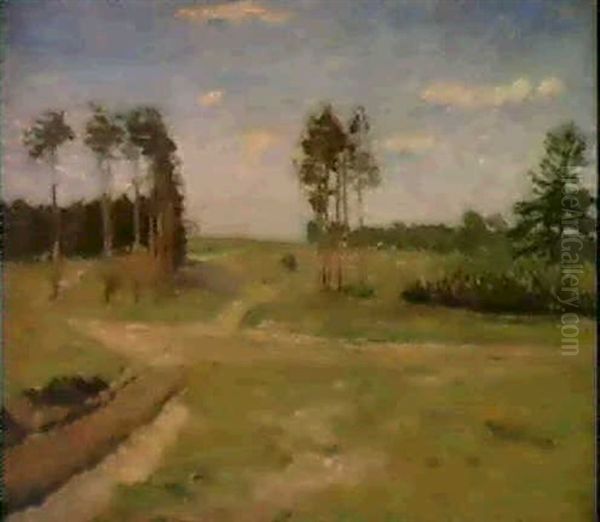 Waldschneise In Der Surheide Oil Painting by Otto Modersohn