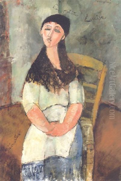 La Petite Louise Oil Painting by Amedeo Modigliani