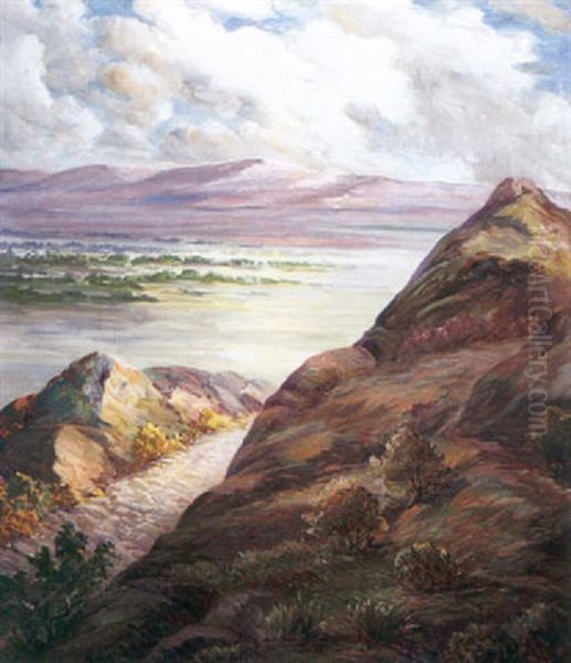 Desert Expanse Oil Painting by Theodore P. Modra