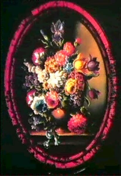 Still Lifes Of Flowers Oil Painting by Anderly Johann Moeller