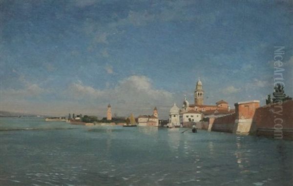 Ile De Murano Oil Painting by Jean Baptiste van Moer