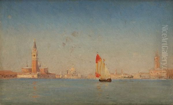 Felouque A Venise Oil Painting by Jean Baptiste van Moer