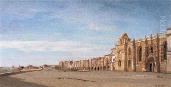 Convento Dos Jeronimos De Belem Te Lissabon Oil Painting by Jean Baptiste van Moer