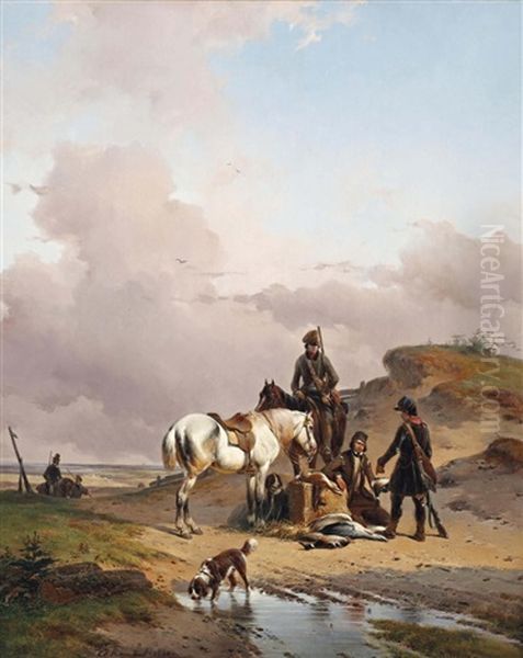 After The Hunt by Joseph Jodocus Moerenhout