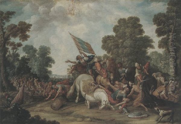 Die Bekehrung Pauli Oil Painting by Claes Cornelisz Moeyaert