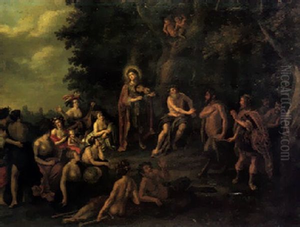 The Judgement Of Midas Oil Painting by Claes Cornelisz Moeyaert