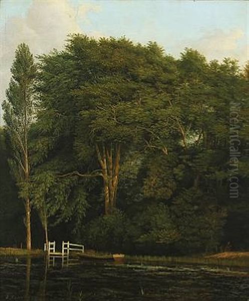 View Of Classens Have Oil Painting by Johann Georg Paul Mohr