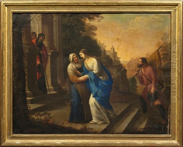 La Visitation Oil Painting by Isaac Moillon