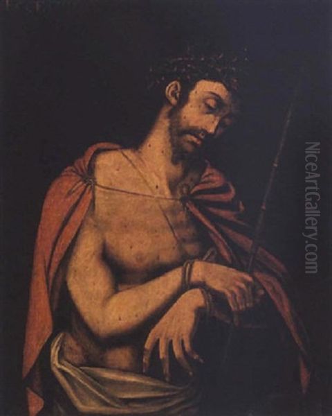 Ecce Homo Oil Painting by Roland De Mois