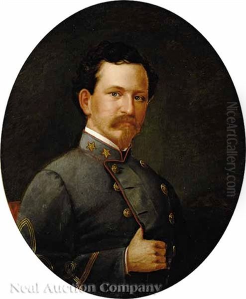 Lieutenant-colonel William Miller Owen, C.s.a Oil Painting by Theodore Sydney Moise