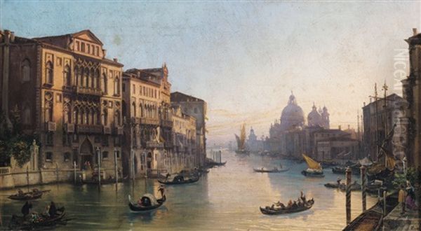 Venezia Oil Painting by Federico Moja