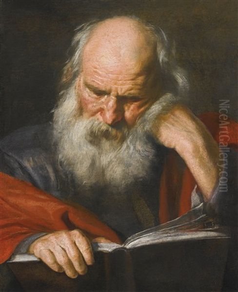 Saint Jerome Oil Painting by Pier Francesco Mola