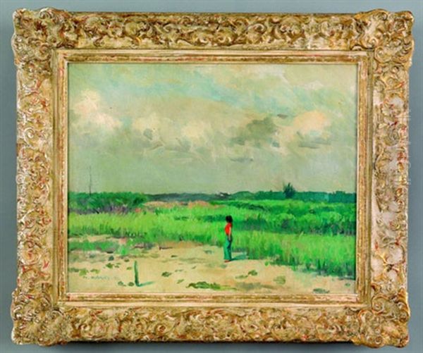 Landscape Oil Painting by Maurice Molarsky