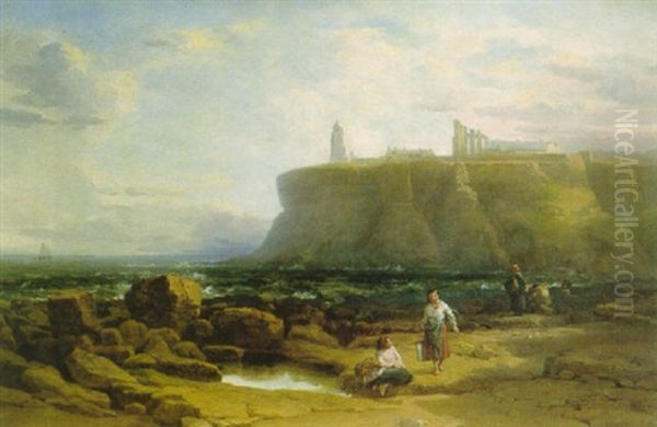 Tynemouth, Northumberland Oil Painting by John Henry Mole