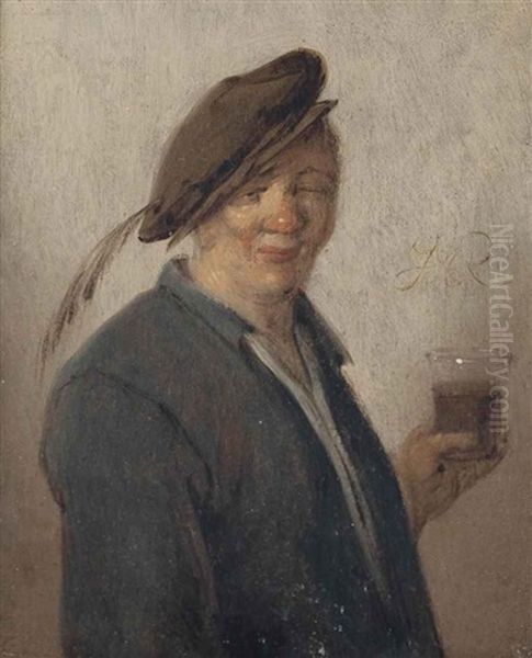 The Sense Of Taste by Jan Jacobsz Molenaer