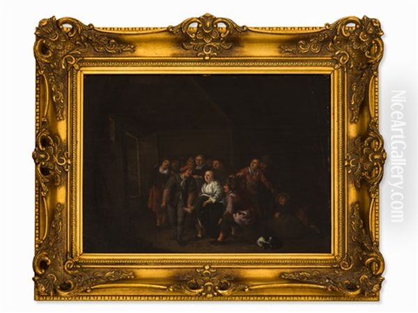 Jolly Party Oil Painting by Jan Miense Molenaer