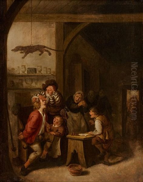 L'extraction De La Pierre De Folie Oil Painting by Jan Miense Molenaer