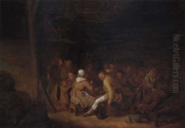 In Der Schanke Oil Painting by Jan Miense Molenaer