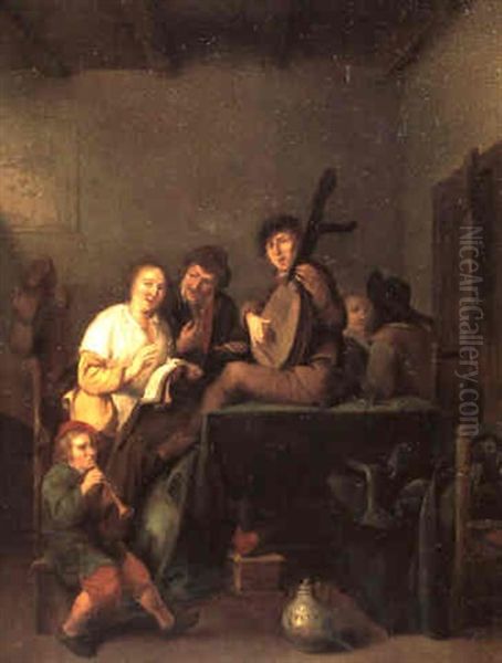 Le Concert Galant Oil Painting by Jan Miense Molenaer