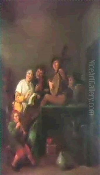 Le Concert Galant Oil Painting by Jan Miense Molenaer