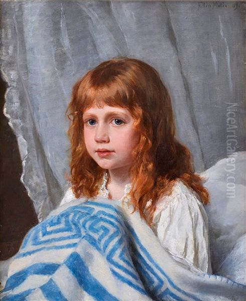 Young Girl Oil Painting by Elin Molin