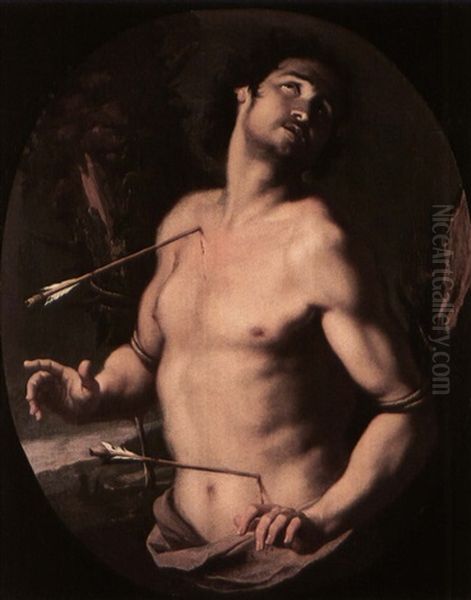 Saint Sebastian Oil Painting by Antonio Molinari