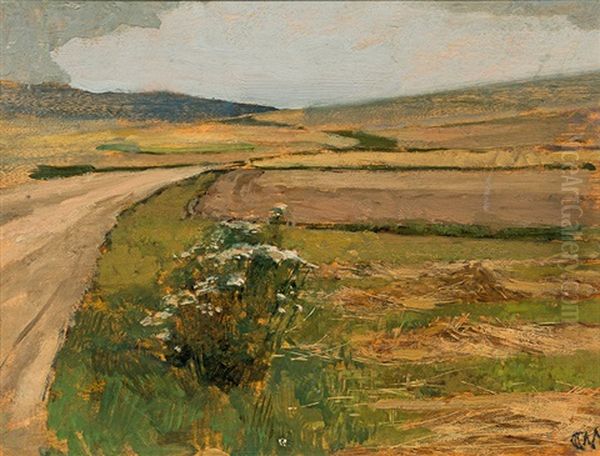 Landscape In Plankenberg Oil Painting by Carl Moll