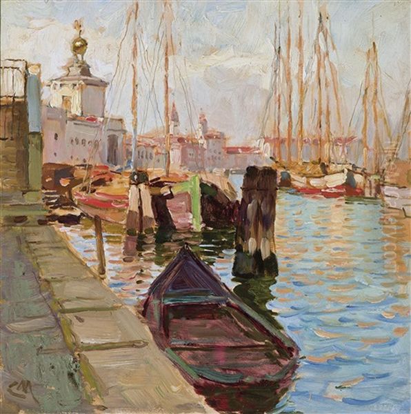 Venedig, Zattere Oil Painting by Carl Moll