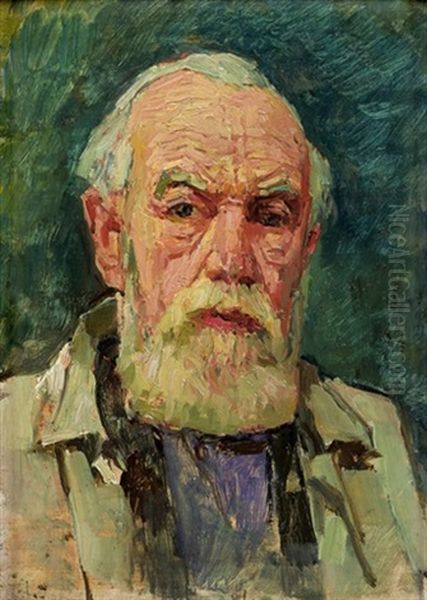 Selbstportrat Oil Painting by Carl Moll