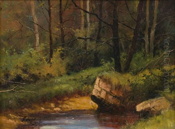 Bosque Oil Painting by Federico Bianchi