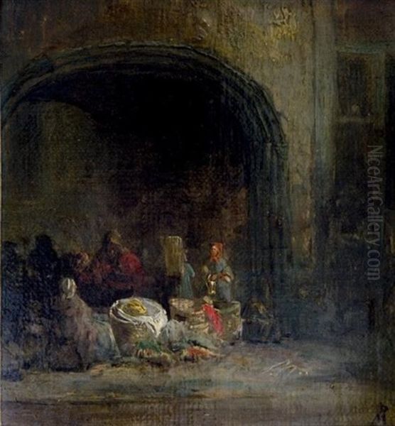 Le Marche Oriental Oil Painting by Petrus Marius Molyn