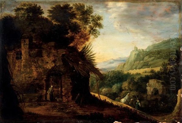 Paysage Oil Painting by Joos de Momper the Younger