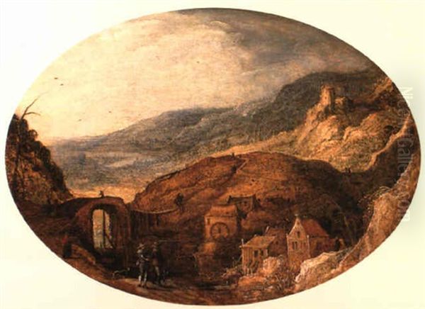 Paysage Montagneux Oil Painting by Joos de Momper the Younger